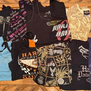 Harley-Davidson women Black Graphic Tee